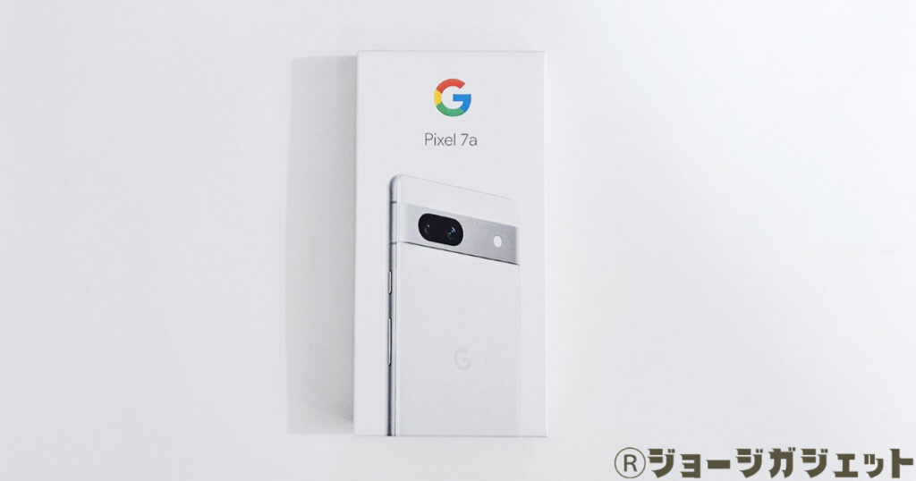 Google Pixel 7aの外箱外観