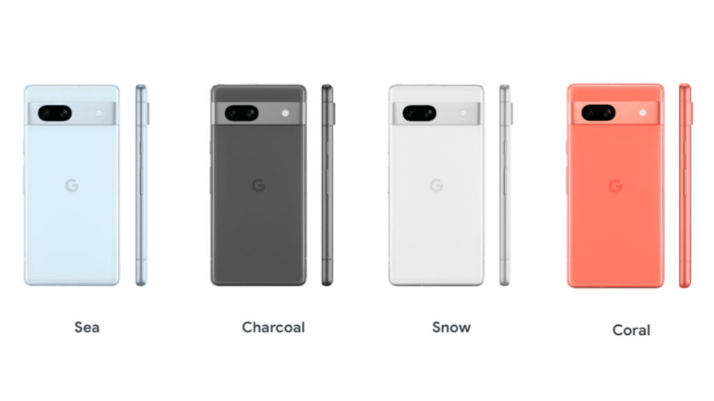 Google Pixel 7aのカラーバリエーション
