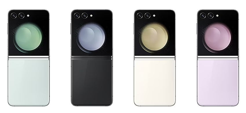 Galaxy Z Flip5のカラーバリエーションをチェック