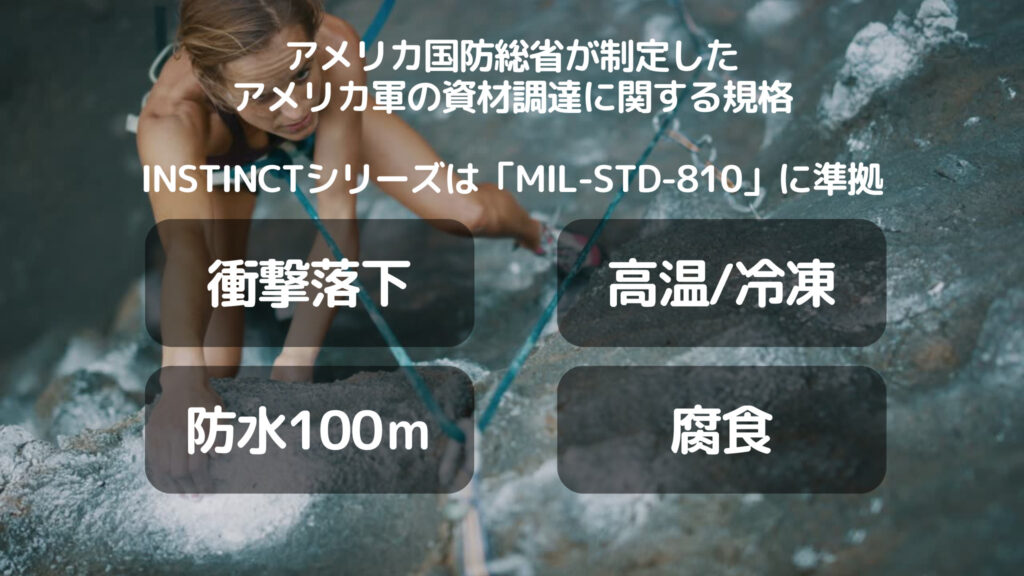 タフネスウォッチに欠かせない「MIL-STD-810」