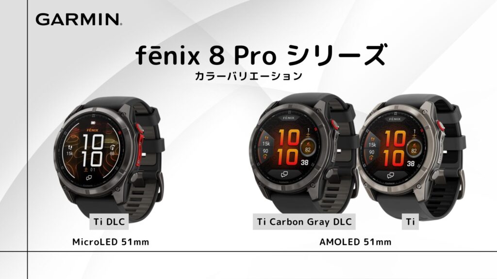 fēnix 8 Pro MicroLED の外観デザイン【究極のタフネス】