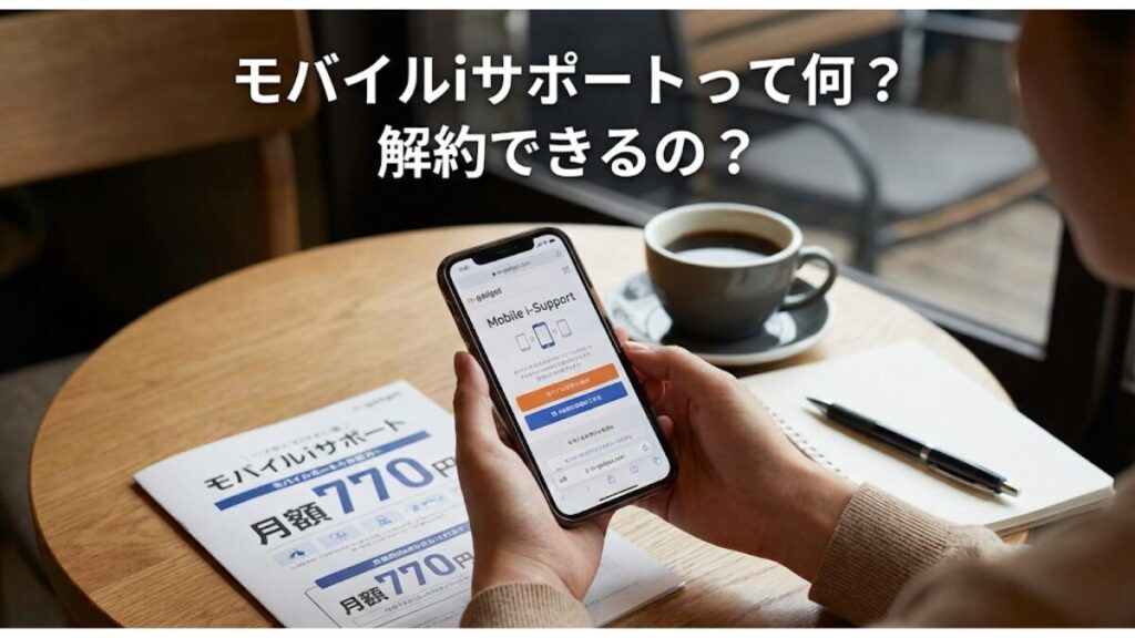 モバイルiサポートって何？解約できるの？