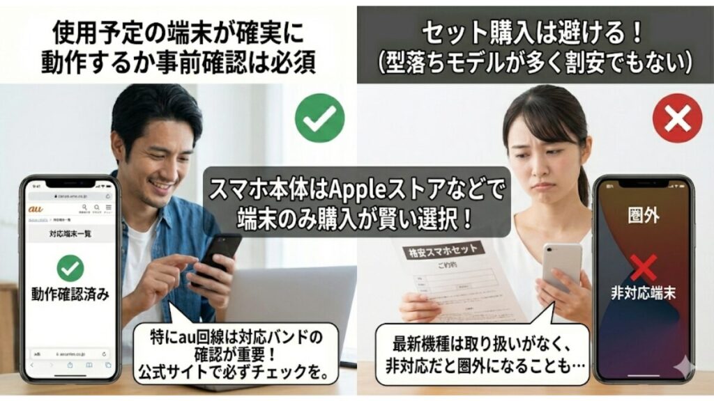 ポイント7：端末の対応状況