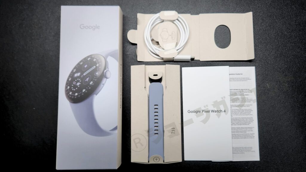 取扱説明書、リストバンド（S・L）、急速充電ホルダー