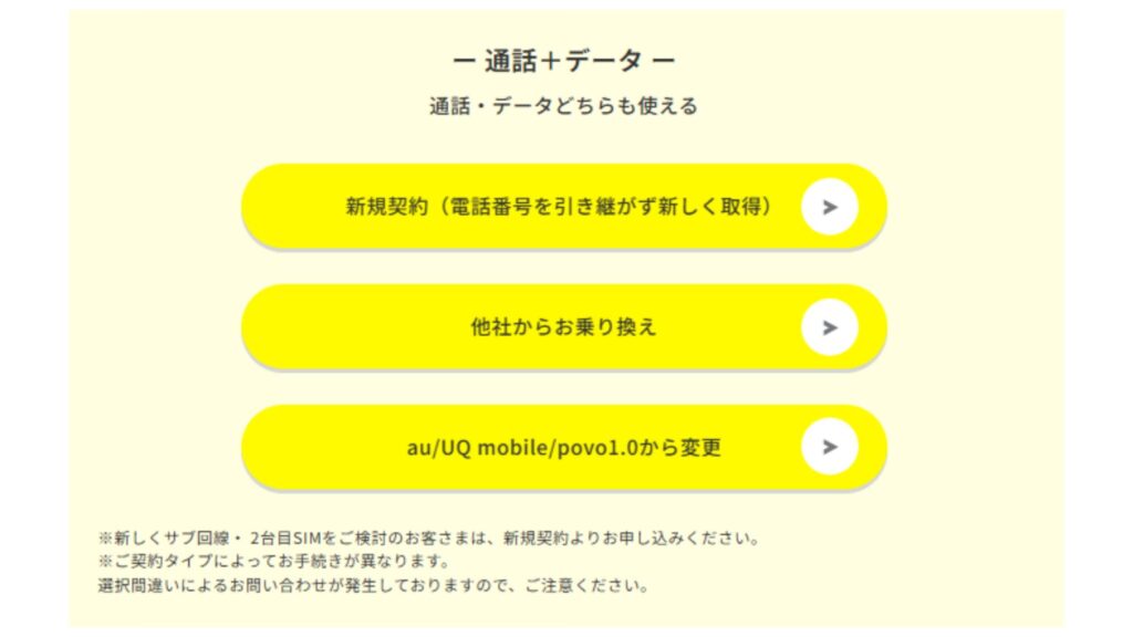 申し込み手順